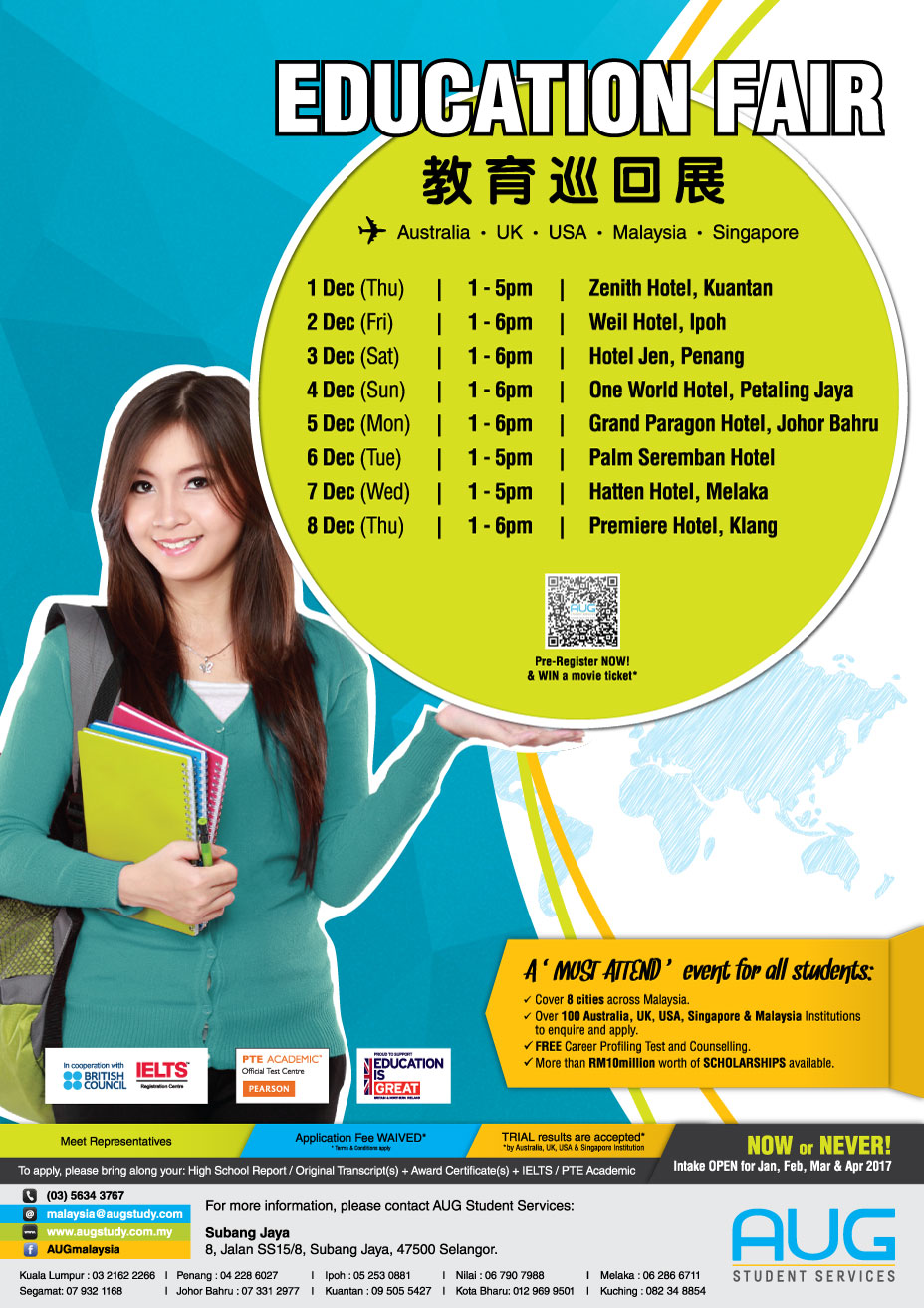 Aug S Largest Overseas Education Fair Is Coming Soon In Johor Bahru Johor Now
